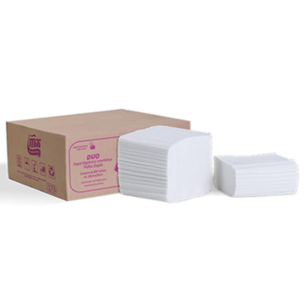 Papel Higienico Folha Dupla 10x20cm Caicai Duo 8000 Folhas