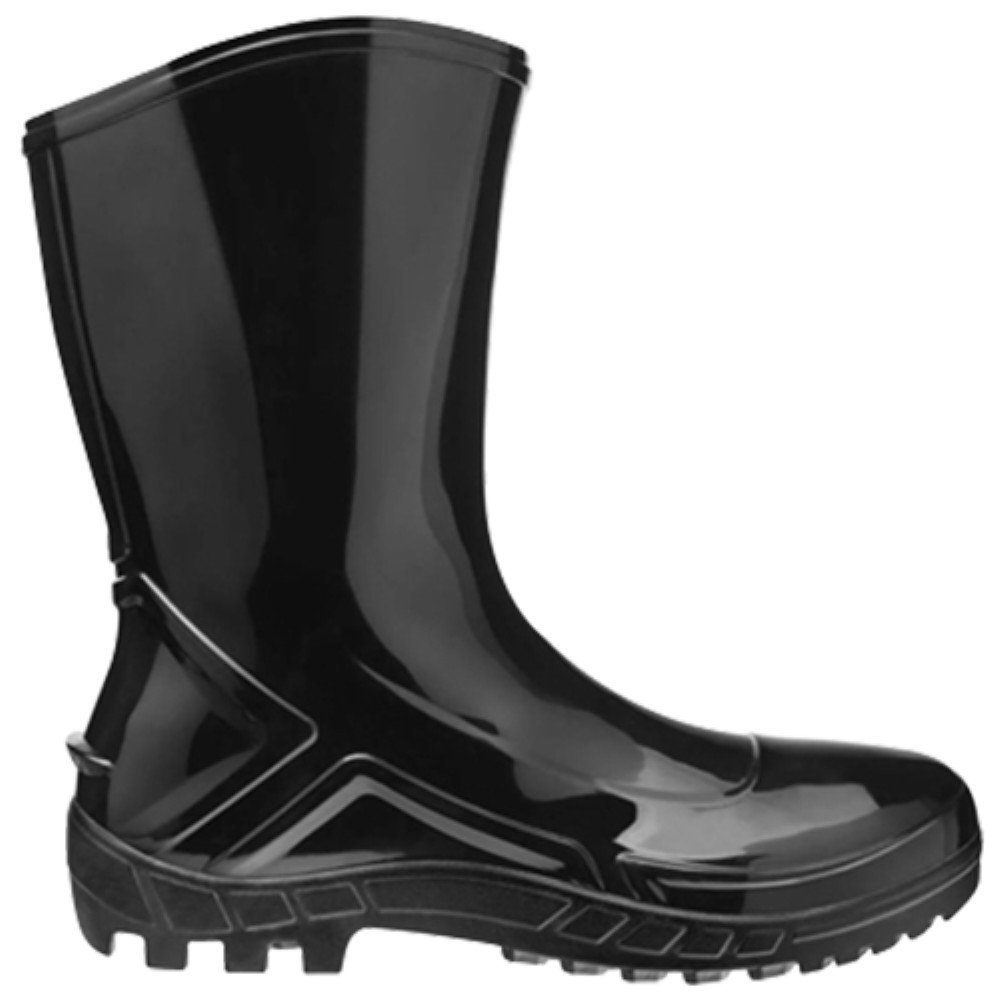Bota Pvc Vulcaflex Preta Cano Alto 27Cm Tamanho 39