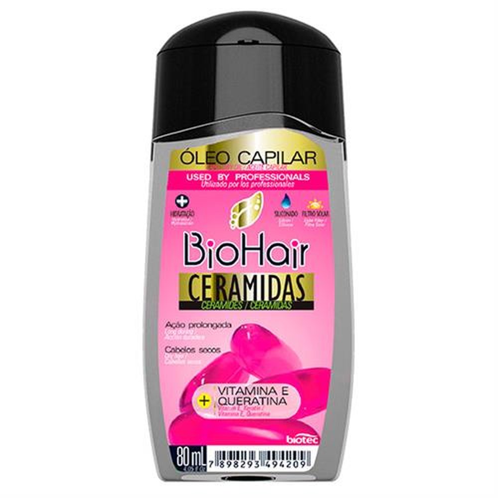 Biohair Oleo Capilar Siliconado Ceramidas 12x80ml