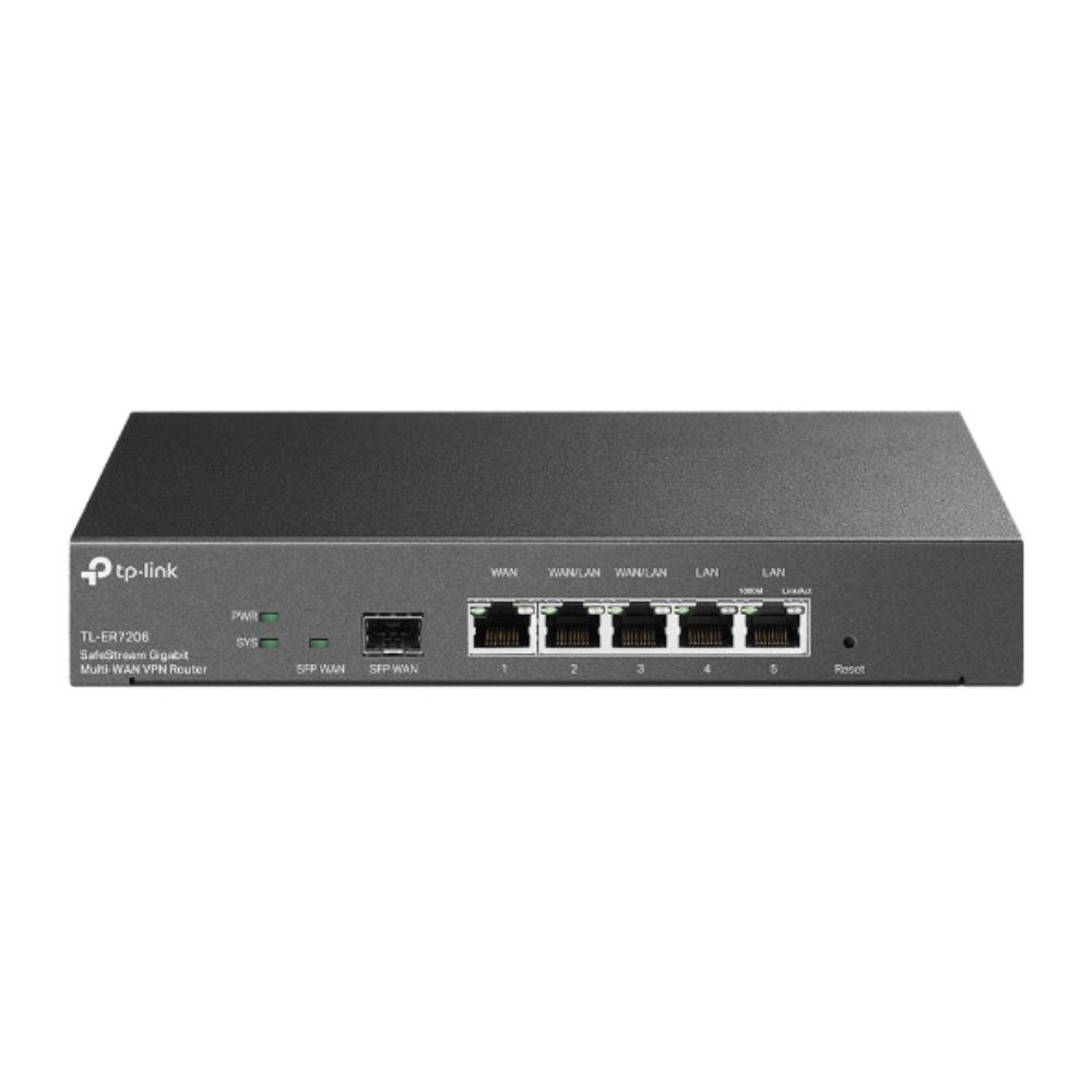 Roteador VPN TP-Link. Load Balance. Gigabit. Multi-WAN. com 1 porta SFP. TL-ER7206