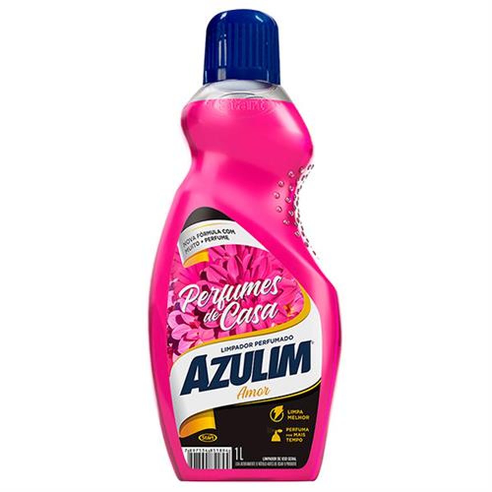 Limpador Perfumado Azulim 12x1l Amor