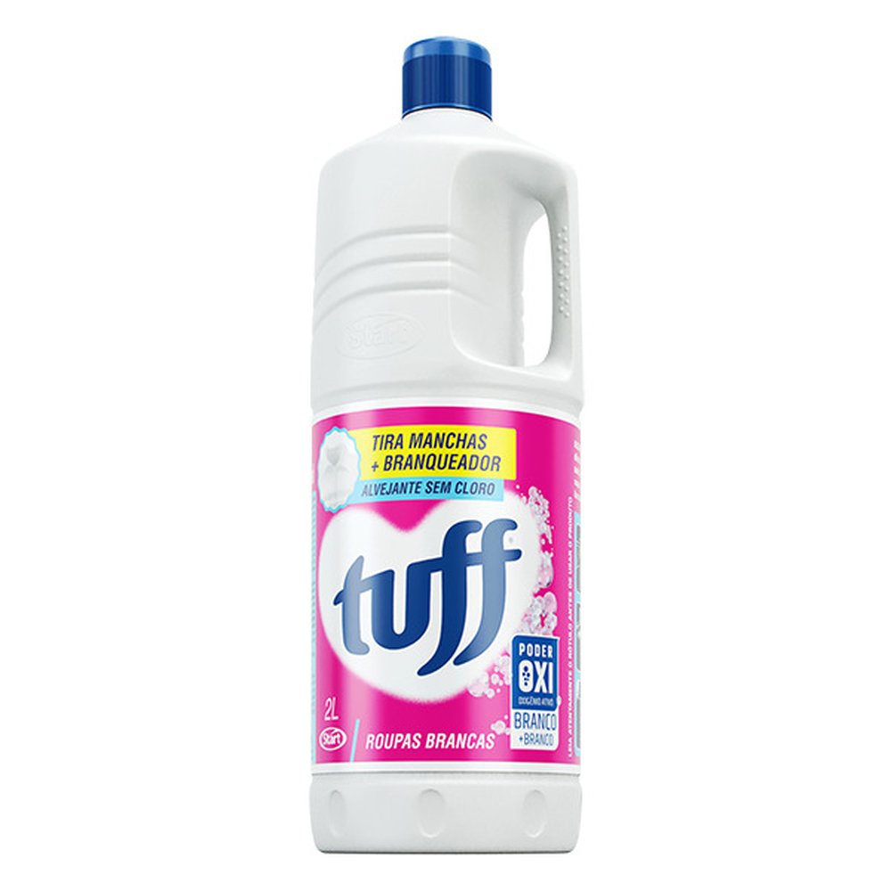 Alvejante Sem Cloro Tuff Roupas Brancas 6x2l