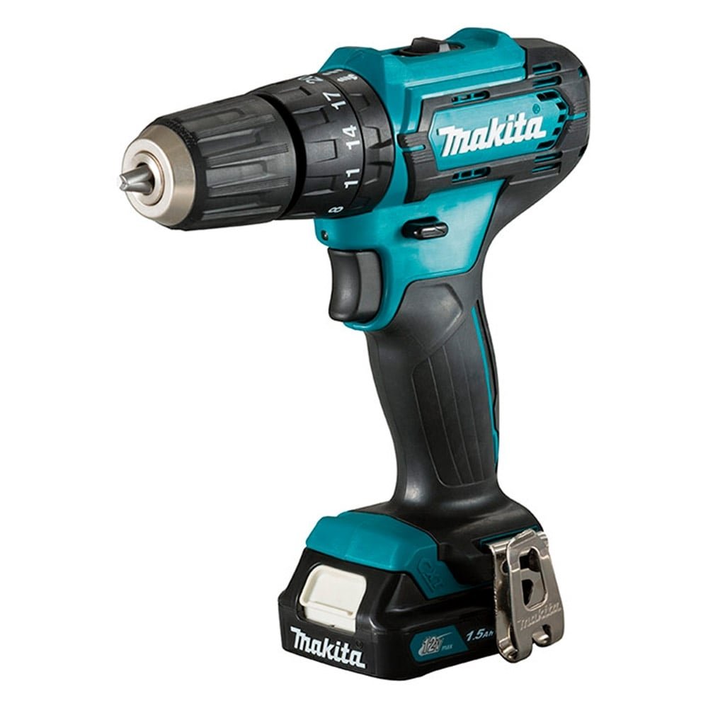 Furadeira/Parafusadeira de Impacto Makita HP333DWYX3, Preto/Azul, Bateria