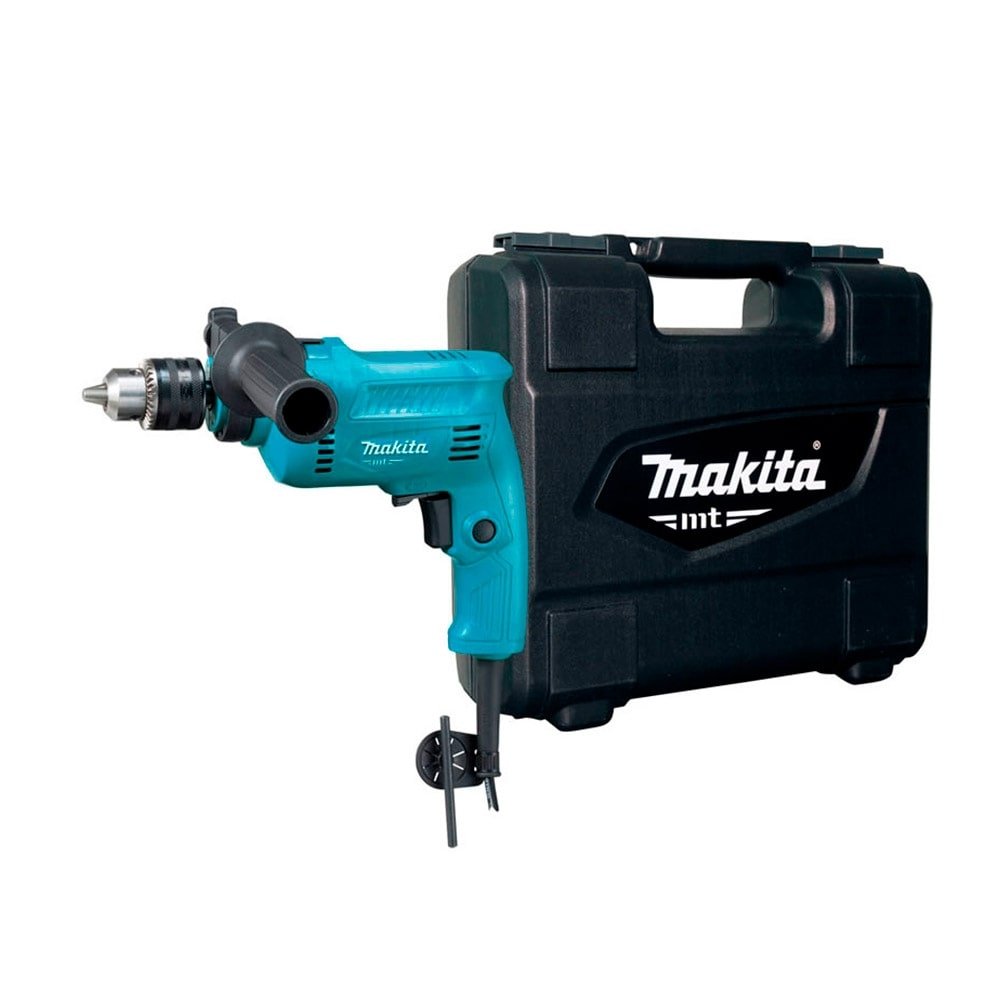 Furadeira de Impacto Makita M0801KB, 5/8", 16mm, Preto/Azul, 220V