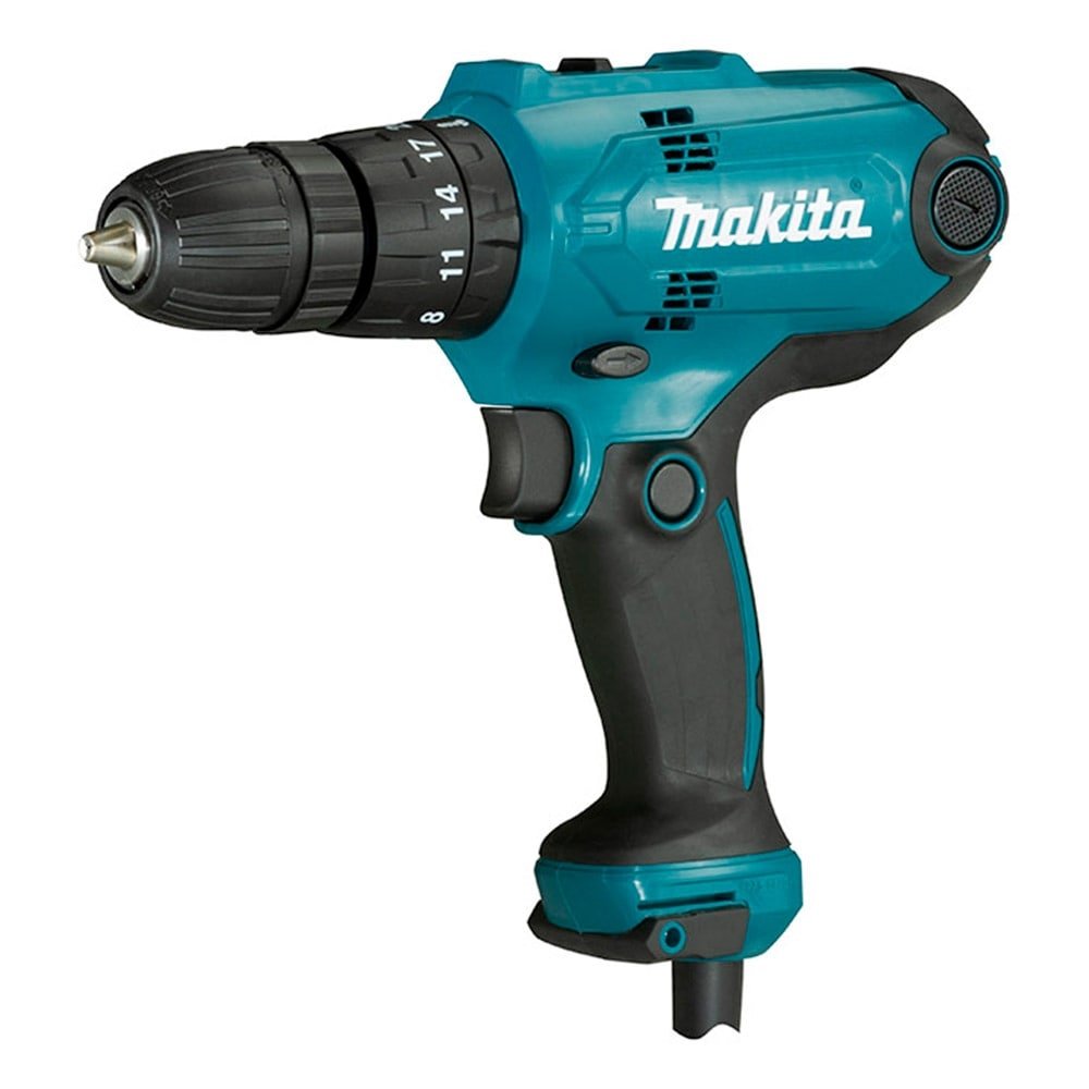 Furadeira/Parafusadeira de Impacto Makita HP0300, Preto/Azul, 110V