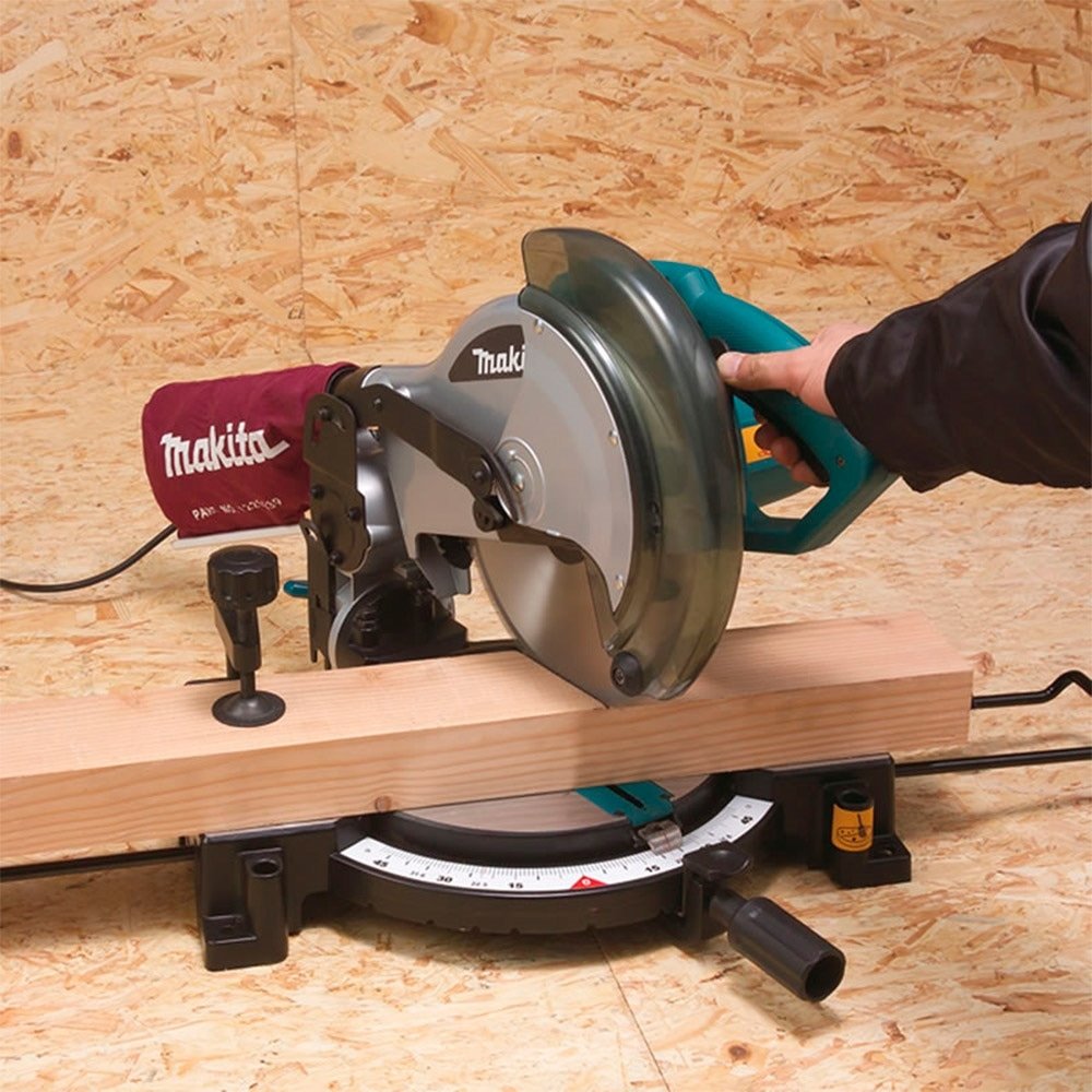 Serra de Esquadria Makita MLS100, 255mm, 10", Preto/Azul, 220V