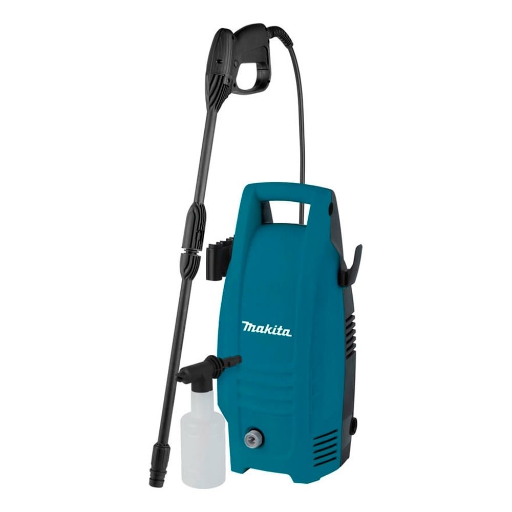 Lavadora de Alta Pressão Makita HW101, 1450psi, Preto/Azul, 220V