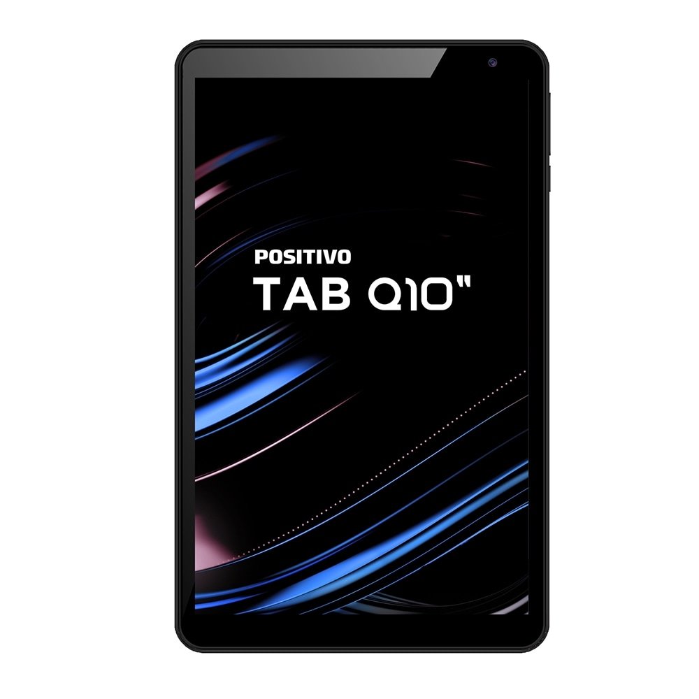 Tablet Positivo Tab Q10, Preto, Tela de 10.1", 4G+Wi-Fi, Android 10, Câmera Traseira 5MP, Frontal 2MP, 64GB