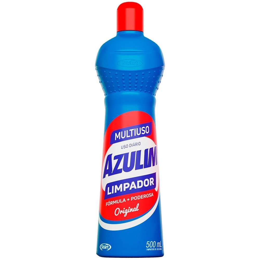 Limpador Azulim Multudo Original 500ml - Embalagem com 12 Unidades