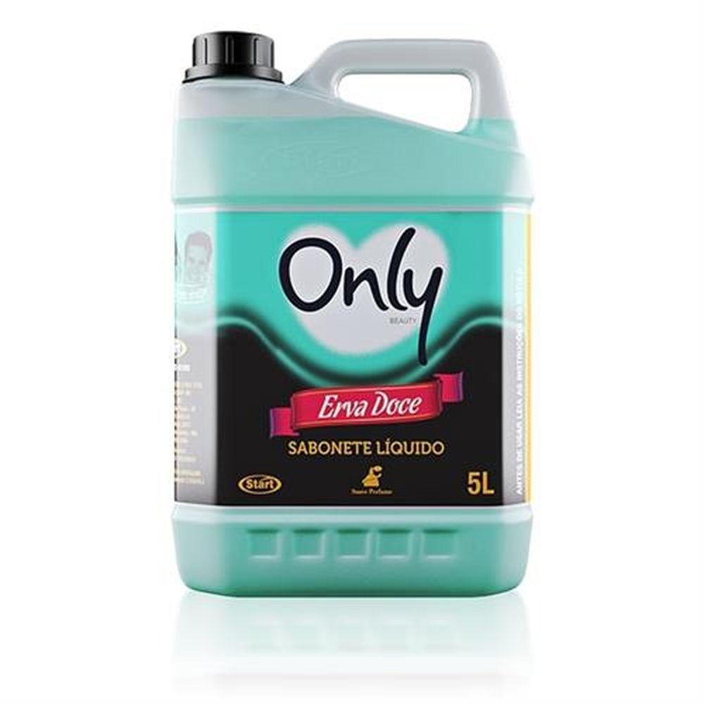 Sabonete Líquido Only Caixa 4x5l Erva Doce Perolado