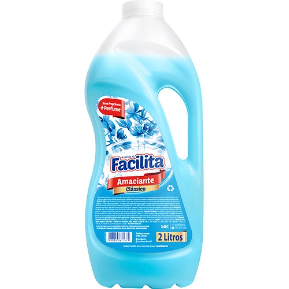 Amaciante De Roupas Facilita Classico Azul 2l