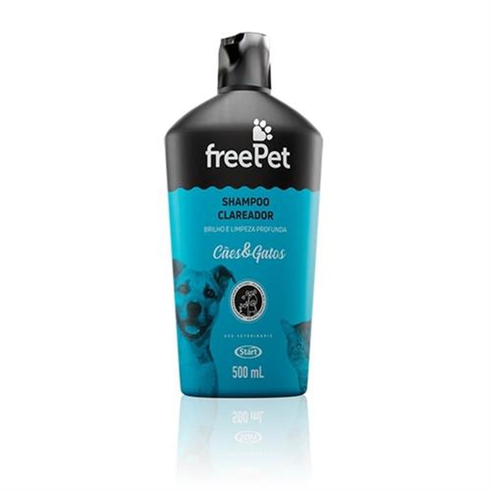 Free Pet Shampoo Clareador Pelos 6x500ml