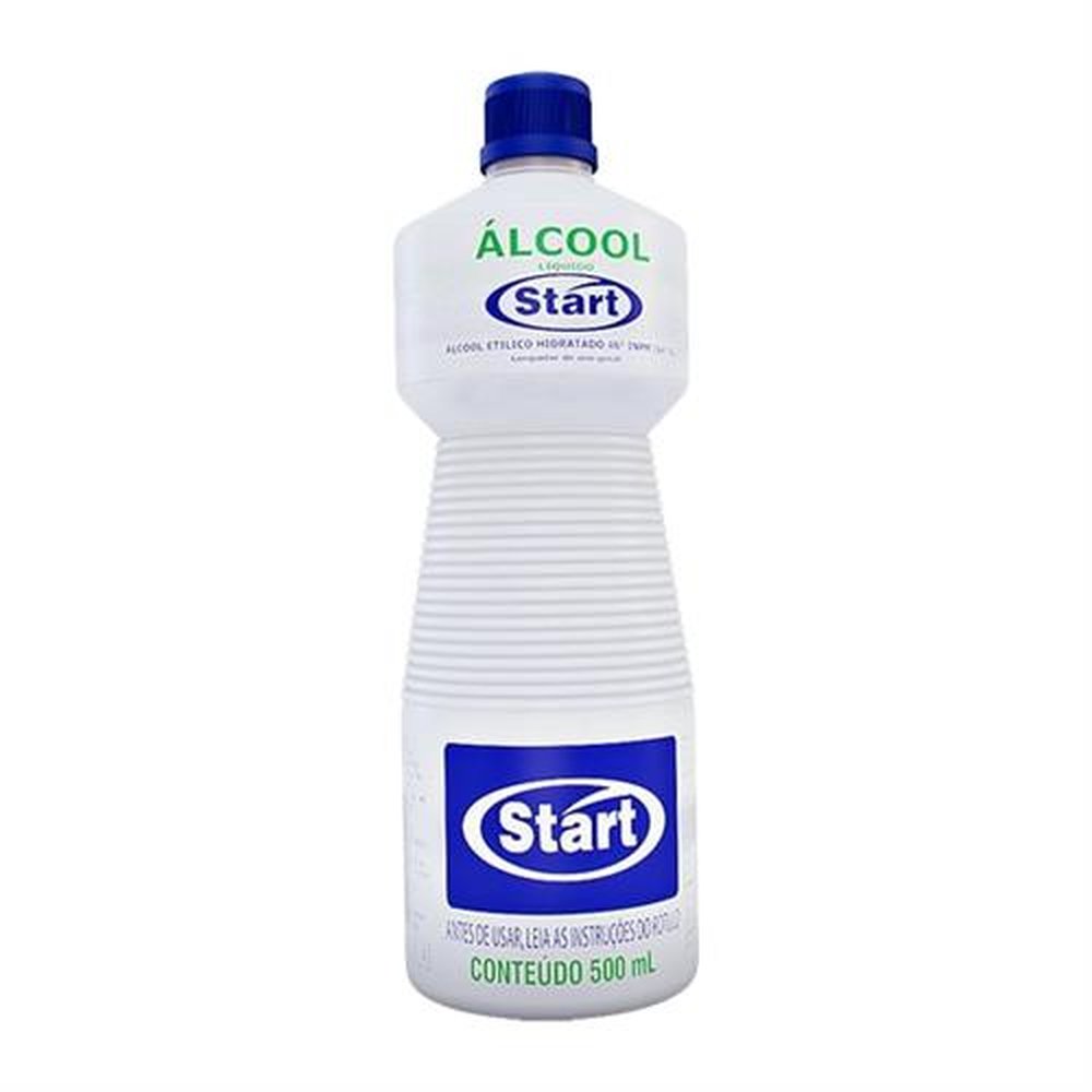 Alcool Liquido Start 46% 500Ml - Embalagem 12X500 Ml
