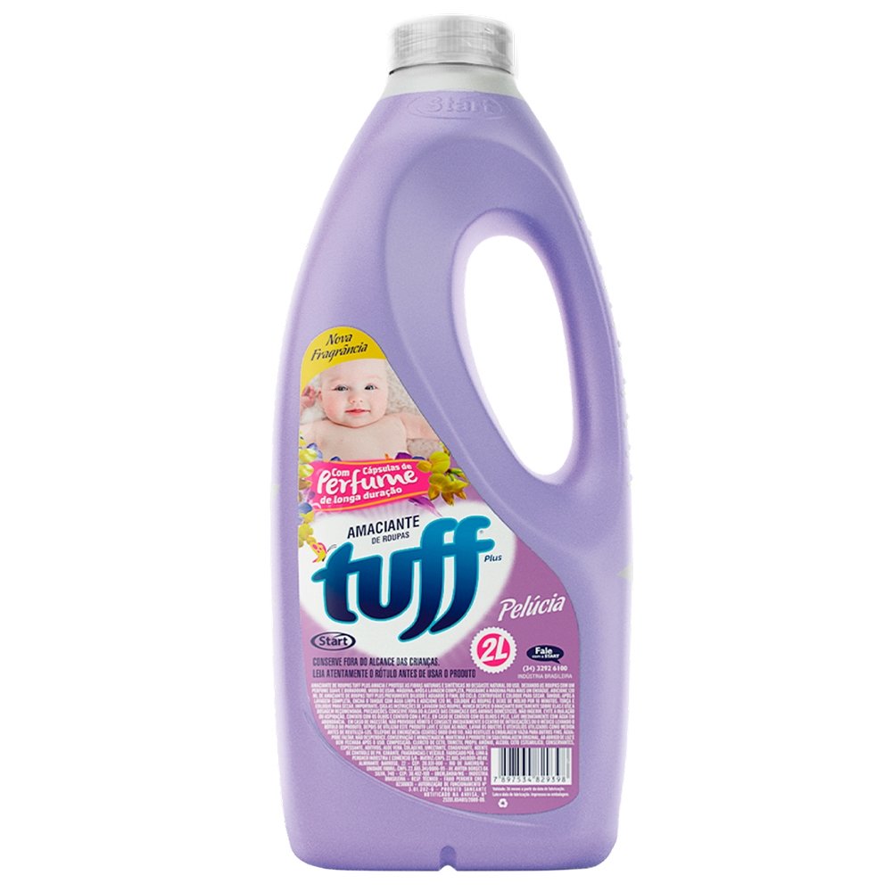 Amaciante Tuff Plus Pelúcia 2L - Embalagem com 6 Unidades