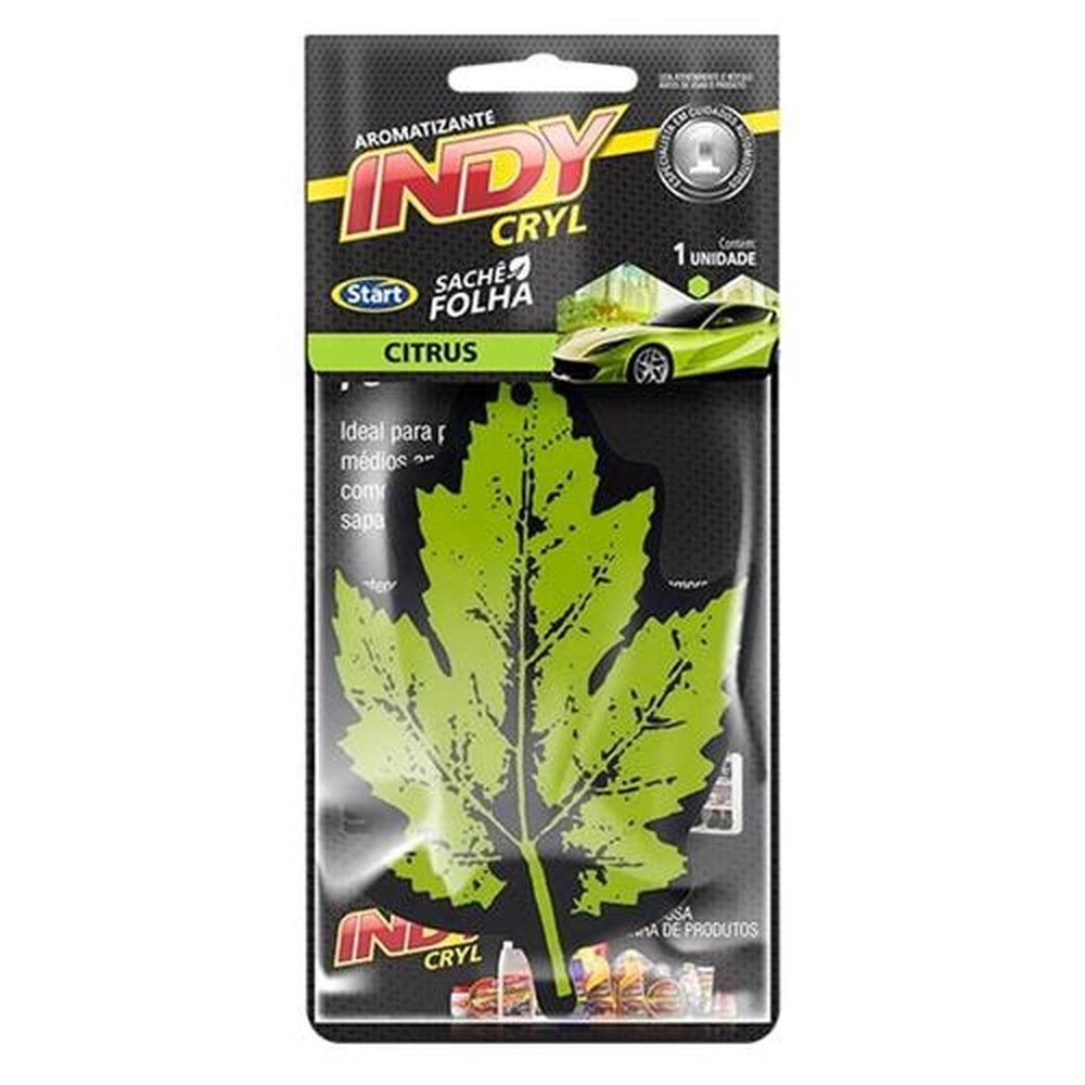 Indy Folha Aromatizante P/ Carro Citrus 6X1 Start