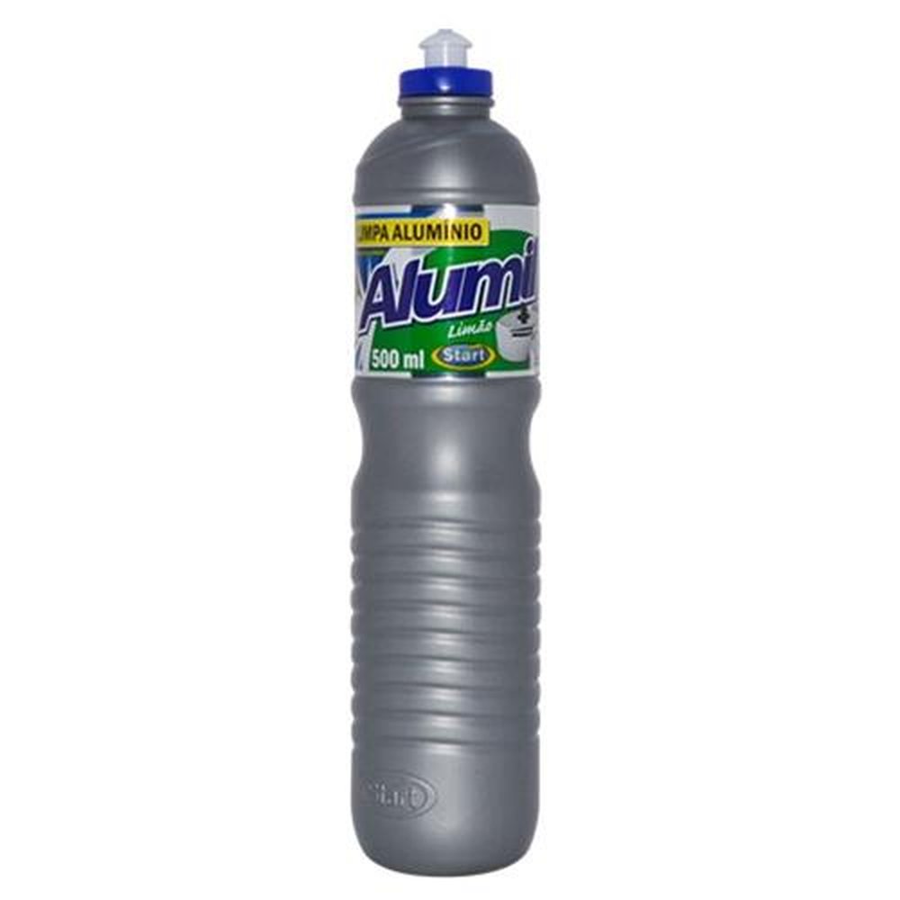 Detergente Liquido Lava Loucas Limpa Aluminio Alumil Verde Limao 500Ml - Embalagem 24X500 Ml