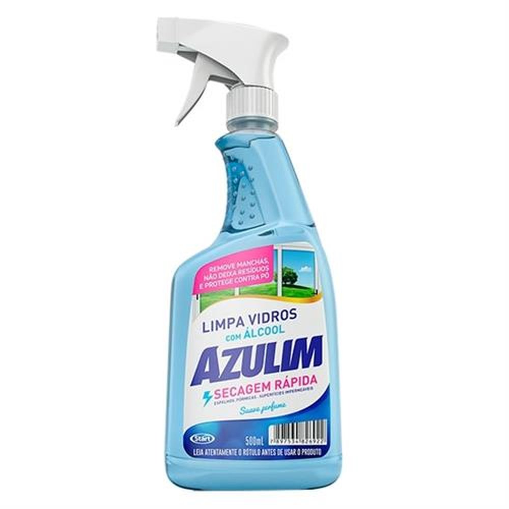 Limpa Vidros Azulim Spray 6x500ml