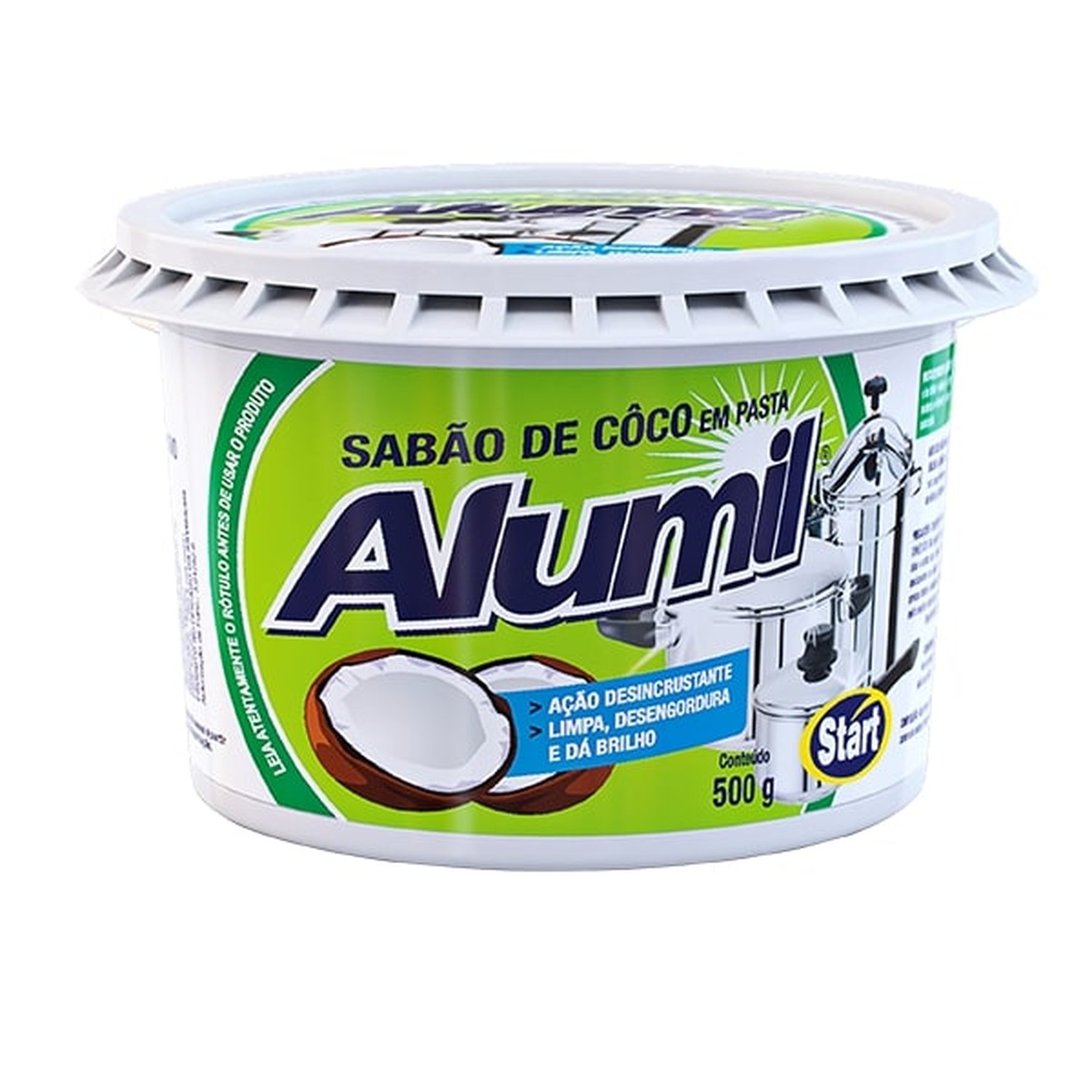 Pasta Alumil Sabao de Coco 12x500gr