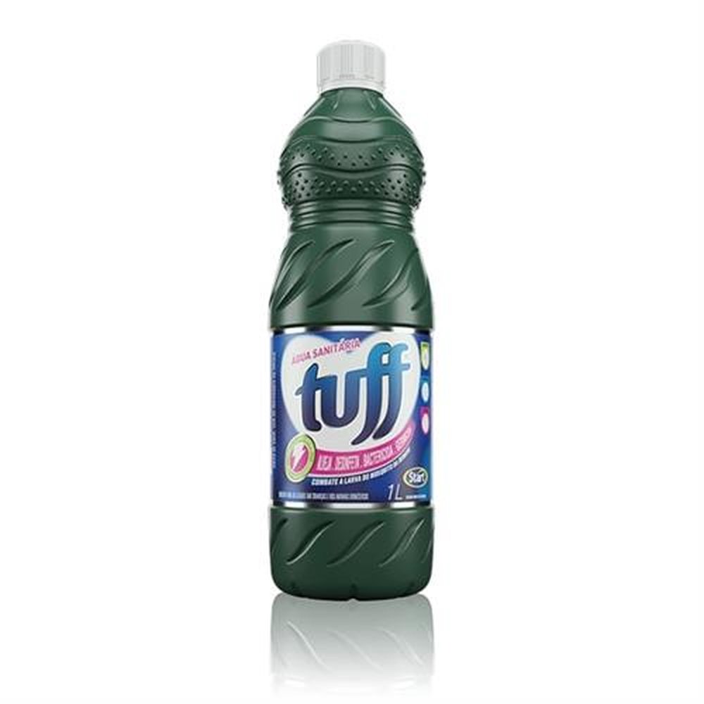 Agua Sanitaria Tuff 12x1l Frasco Verde