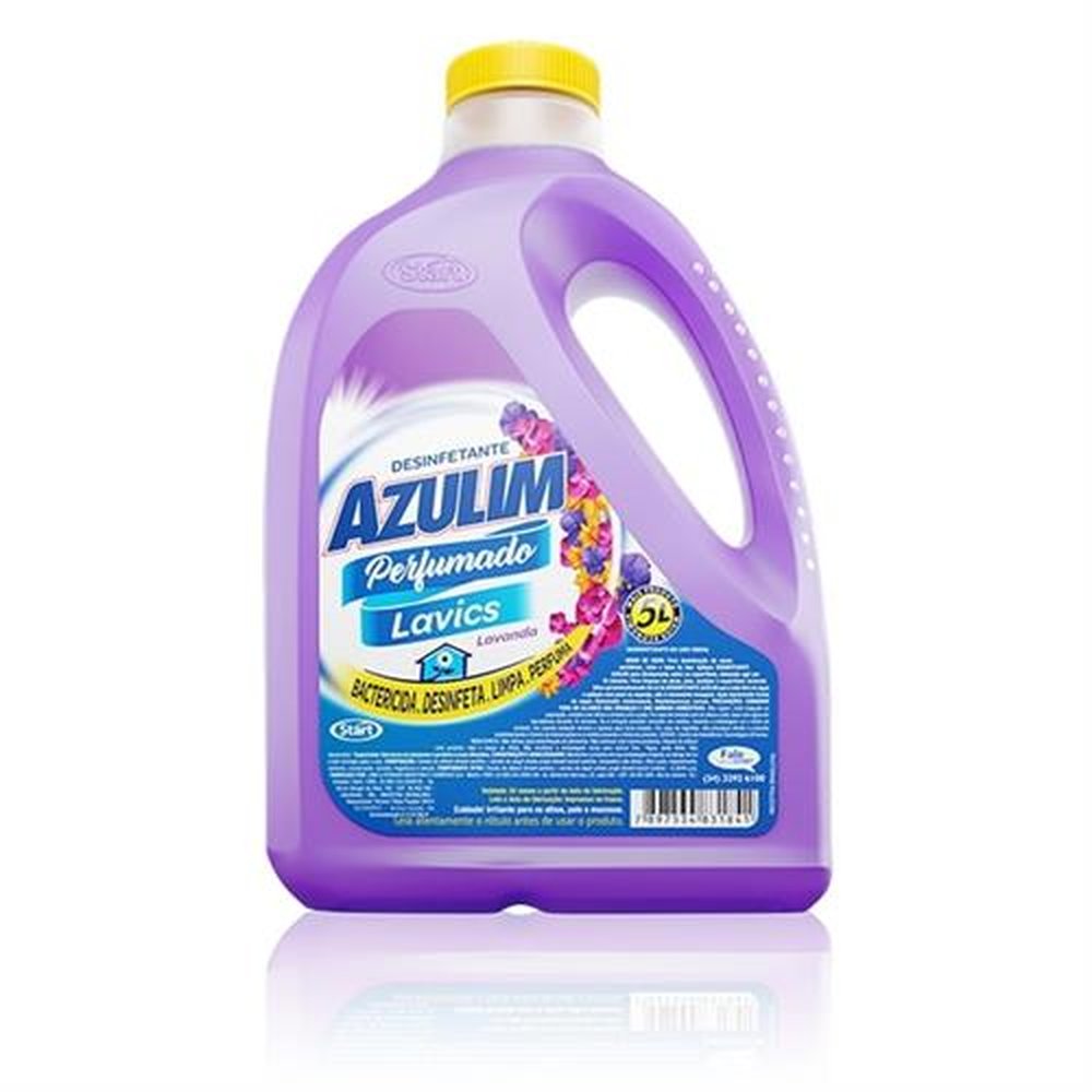 Desinfetante Azulim Caixa 4x5l Lavics Lavanda
