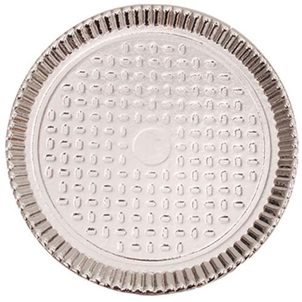 Prato Laminado Prata N 01 Diametro 15,0Cm - Embalagem com 20 unidades.