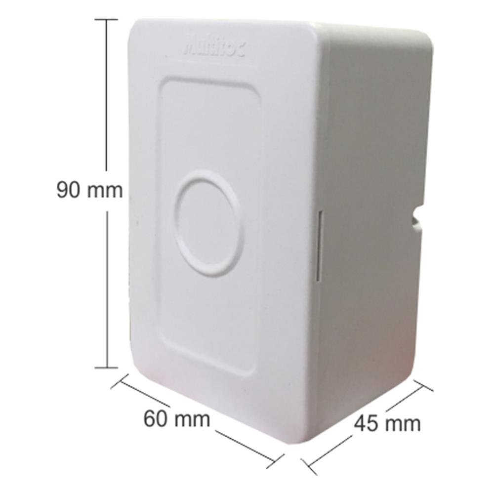 Mini Caixa Sobrepor Cftv Br - Mucx0050 - Multitoc