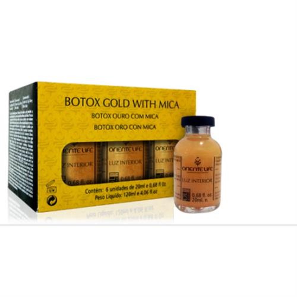 Ampola Botox Ouro Luz Interior 20 Ml Oriente Life