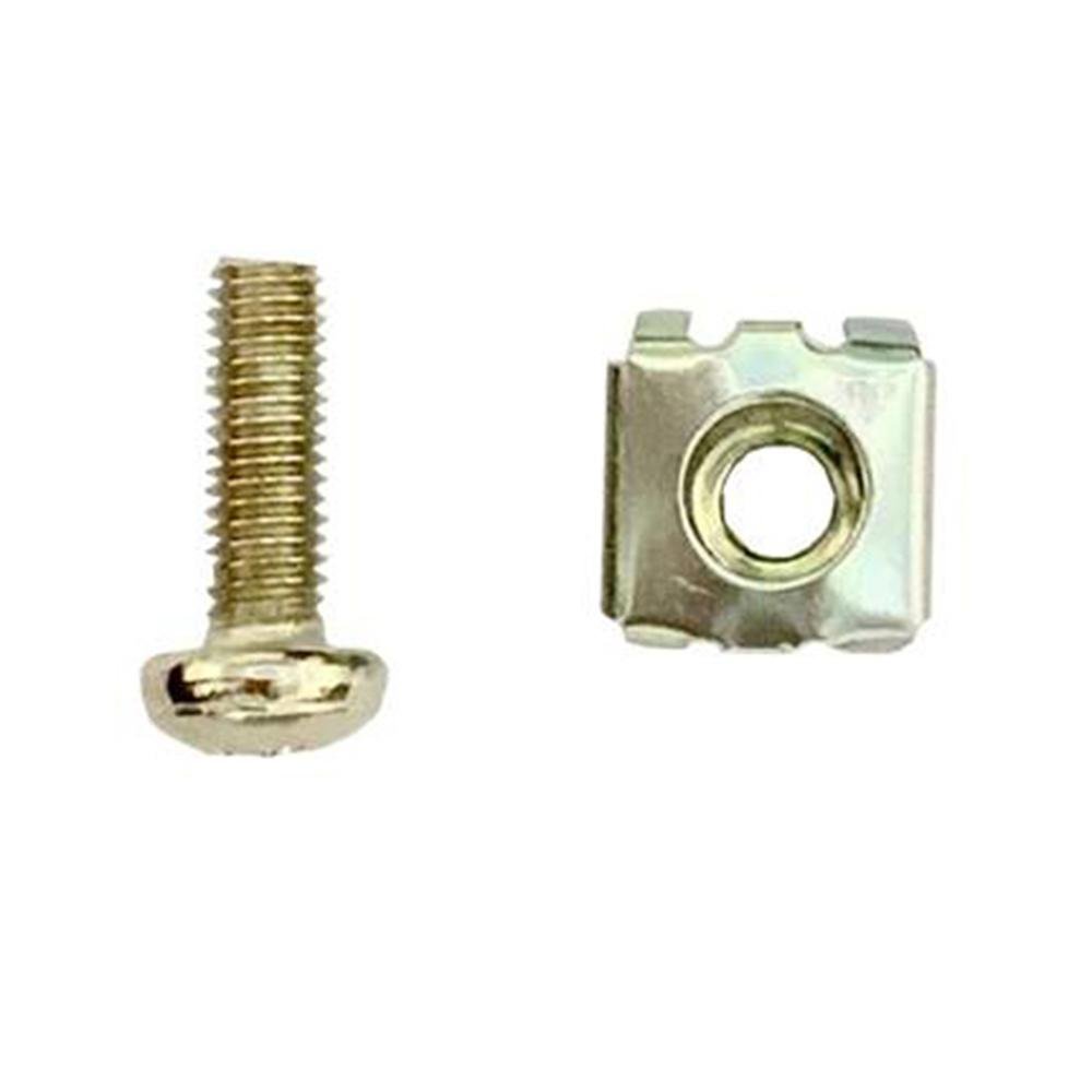Kit Porca Gaiola + Parafuso M5 Padrao Rack Servidor (pacote 20 Pecas)