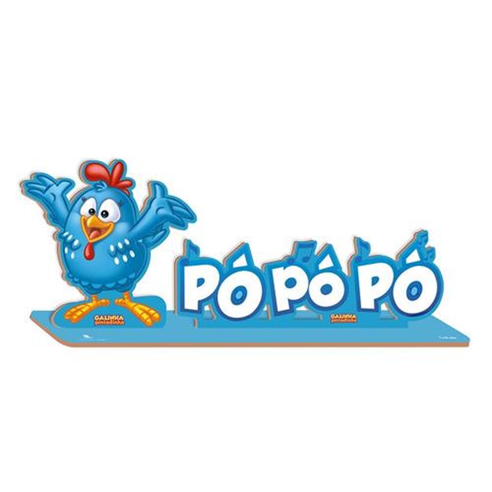 Mdf Enfeite De Mesa Galinha Pintadinha