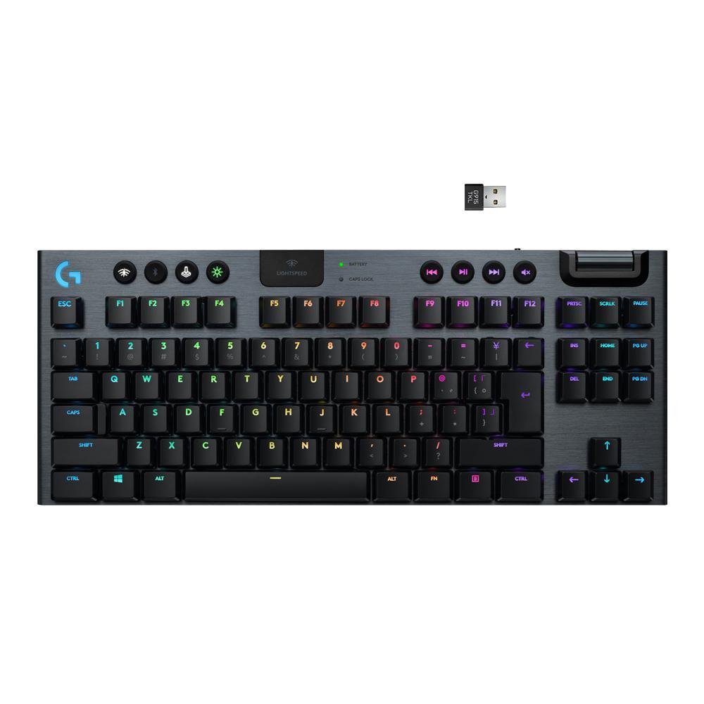 Teclado Mecanico Gamer Sem Fio Logitech G915 Tkl - Preto - 920-009495