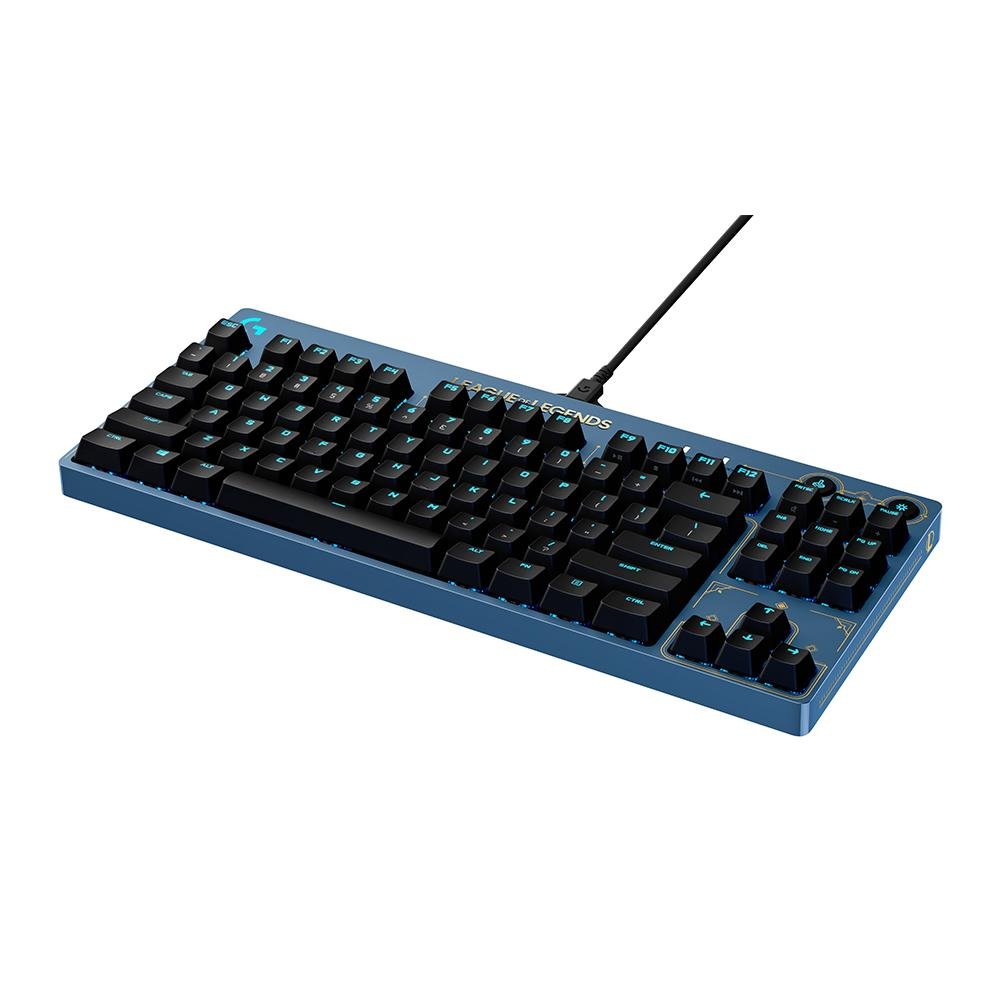 Teclado Mecanico Logitech Gamer G Pro Lol 2 Azul 920-010533