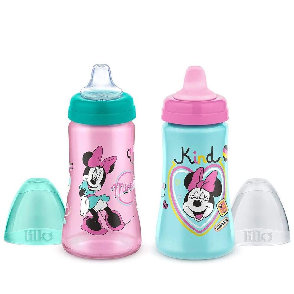 Kit Evolução Lillo 2 Copos Disney Minnie +6 Meses 300ml