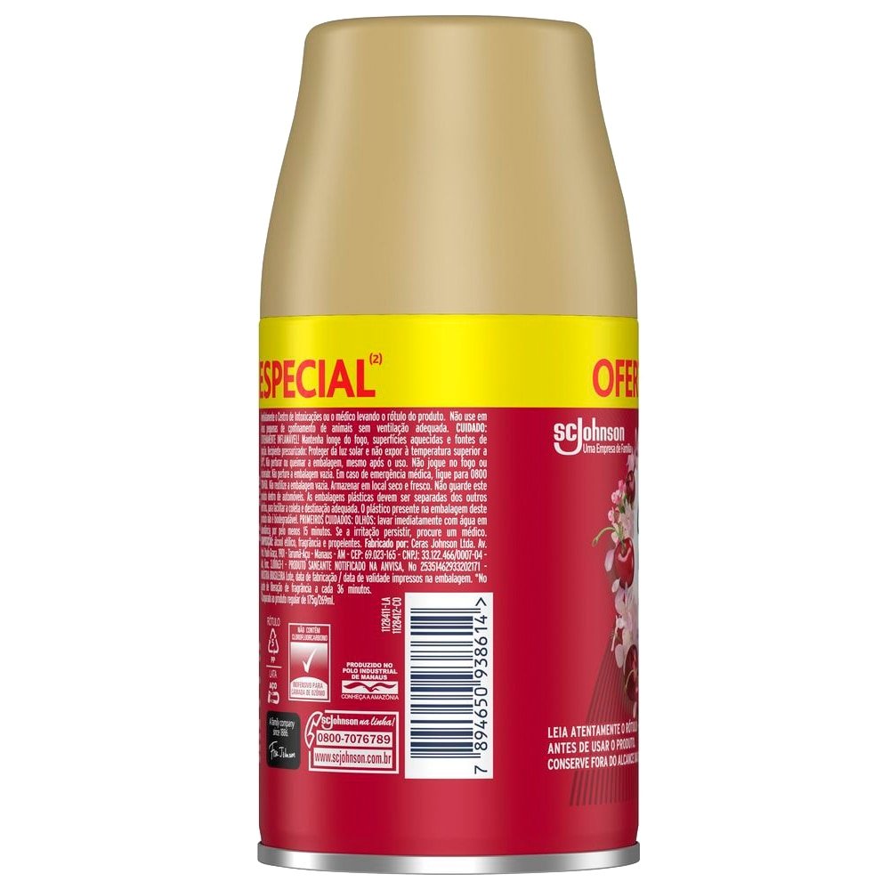 Desodorizador Glade Automatic Spray Frutas e Flores Vibrantes Refil 269ml Oferta Especial