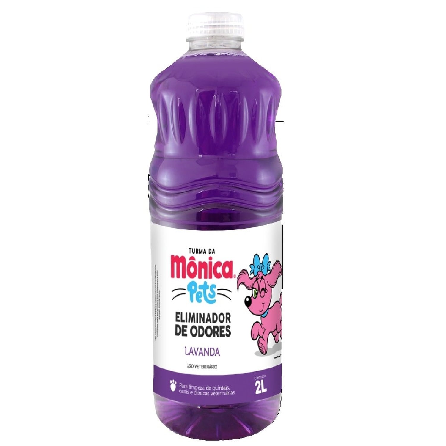 Desinfetante Eliminador de Odores Turma da Mônica Pets Lavanda 2L
