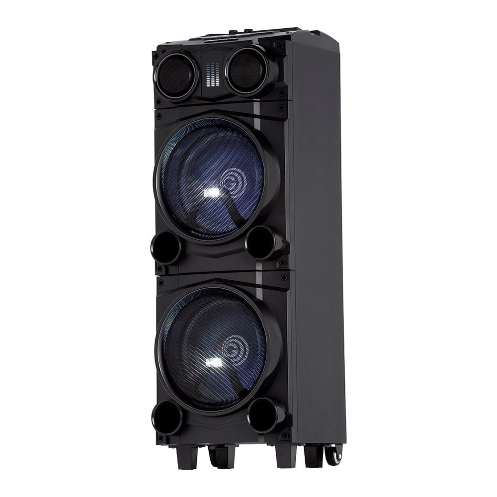 Torre de Som Gradiente Black Blass GDB10M, 1200W Função Connect, Bluetooth/AUX/USB, Preto
