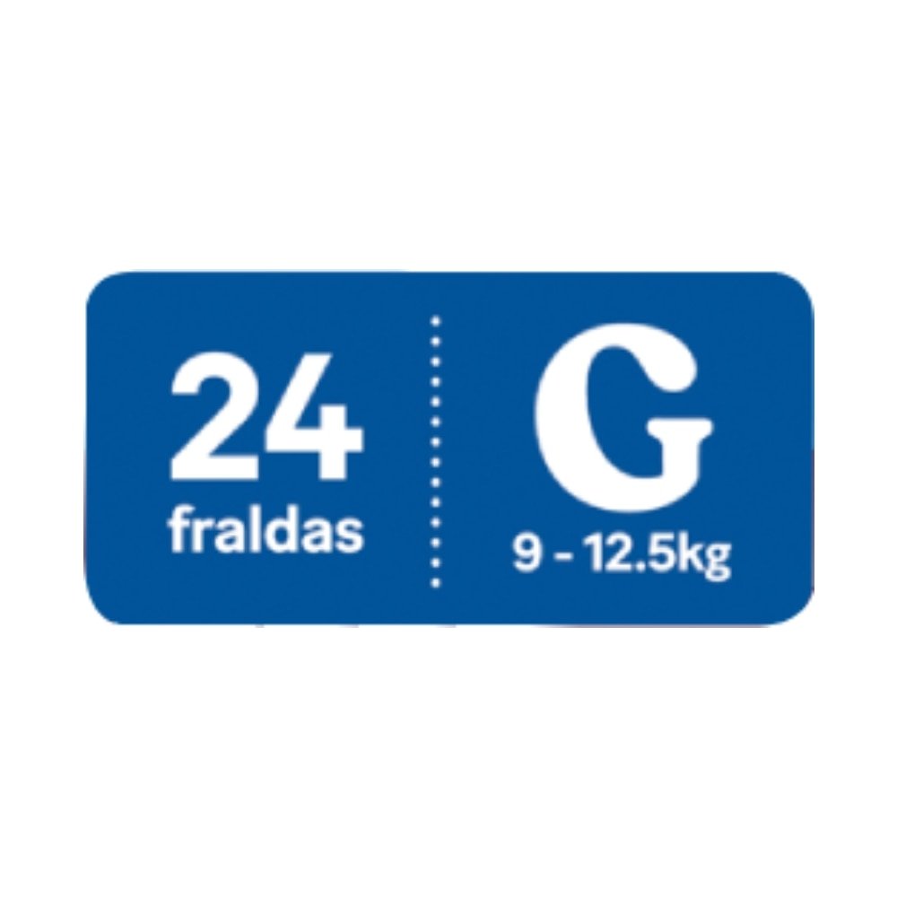 Fralda Descartável Huggies Tripla Proteção Jumbo Tamanho G - 9 Pacotes com 24 Fraldas - Total 216 Tiras