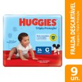 Fralda Descartável Huggies Tripla Proteção Jumbo Tamanho G - 9 Pacotes com 24 Fraldas - Total 216 Tiras