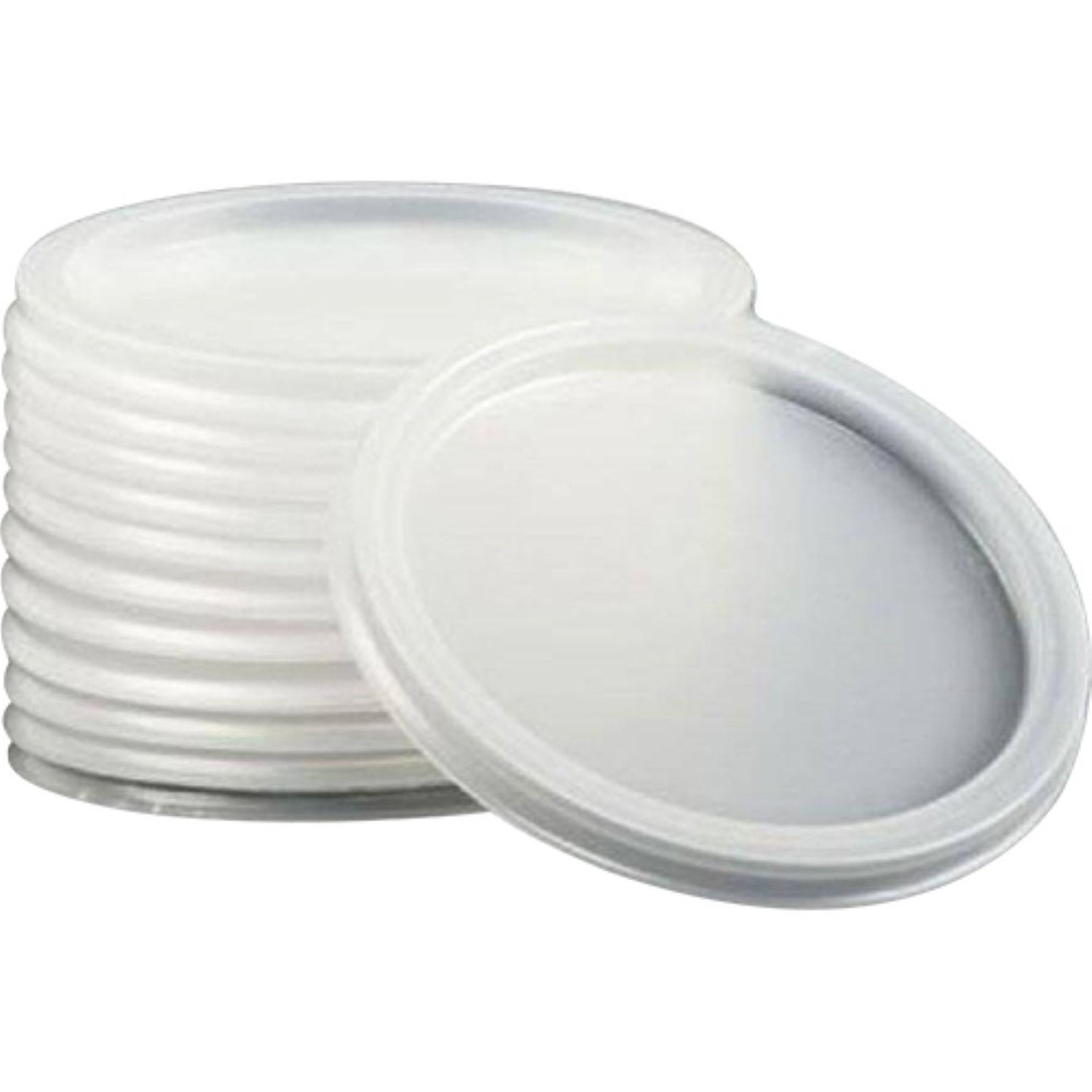 Tampa Plastica Transparente 100ml 20x100 Unidades Copomais