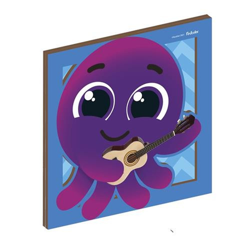 Mdf Quadro Decorativo Pow Bolofofos