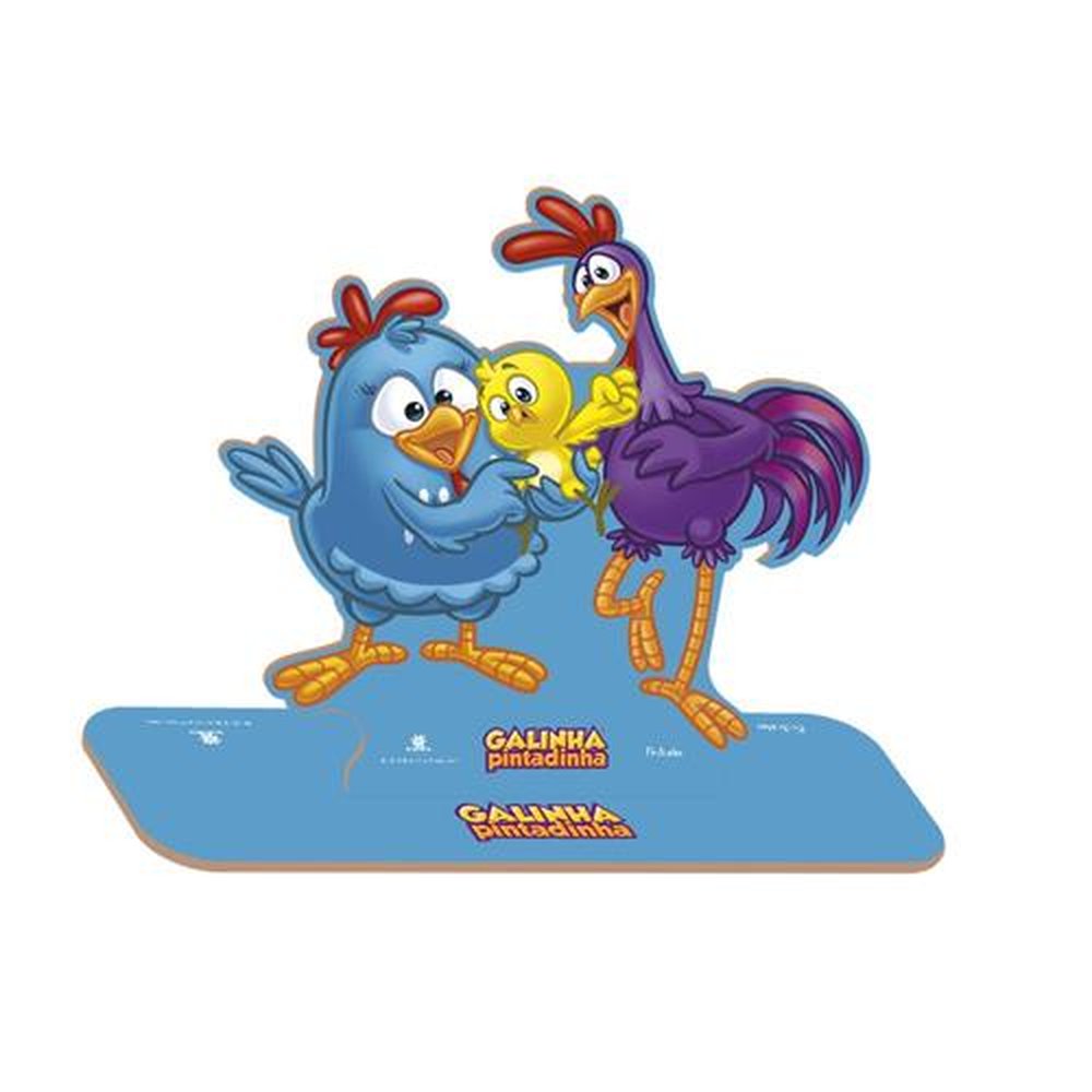 Mdf Personagem M Trio Galinha Pintadinha