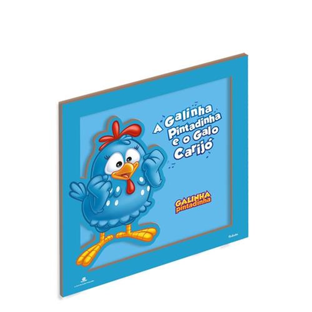 Mdf Quadro Decorativo Galinha Pintadinha