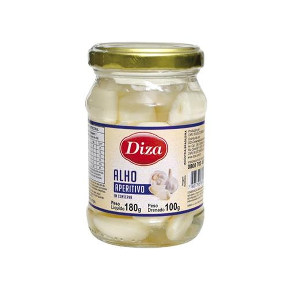 Alho Aperitivo em Conserva 100g - Caixa com 12 unidades