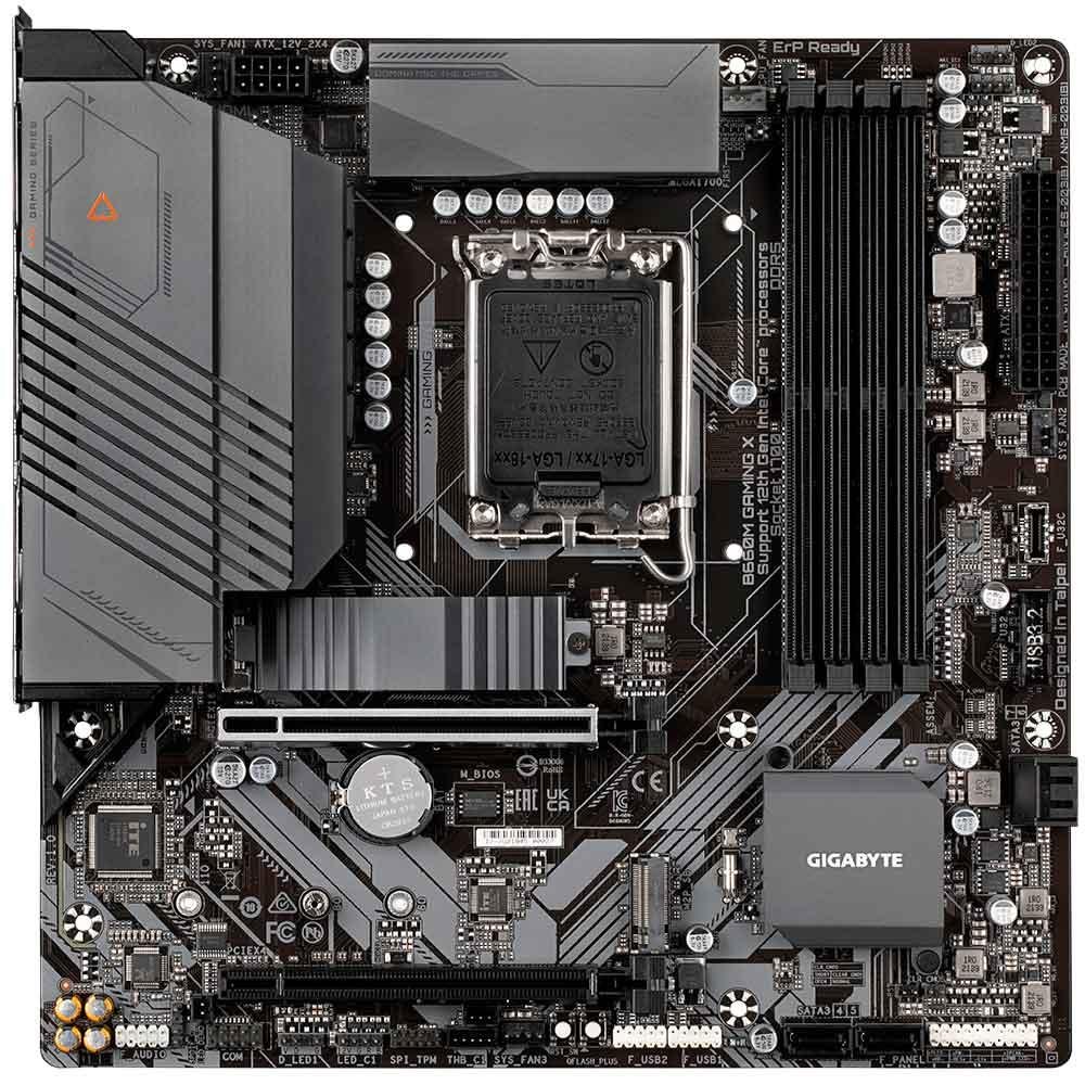 Placa Mae Intel Gigabyte B660m Gaming X Ddr5 Lga1700 12° Geracao