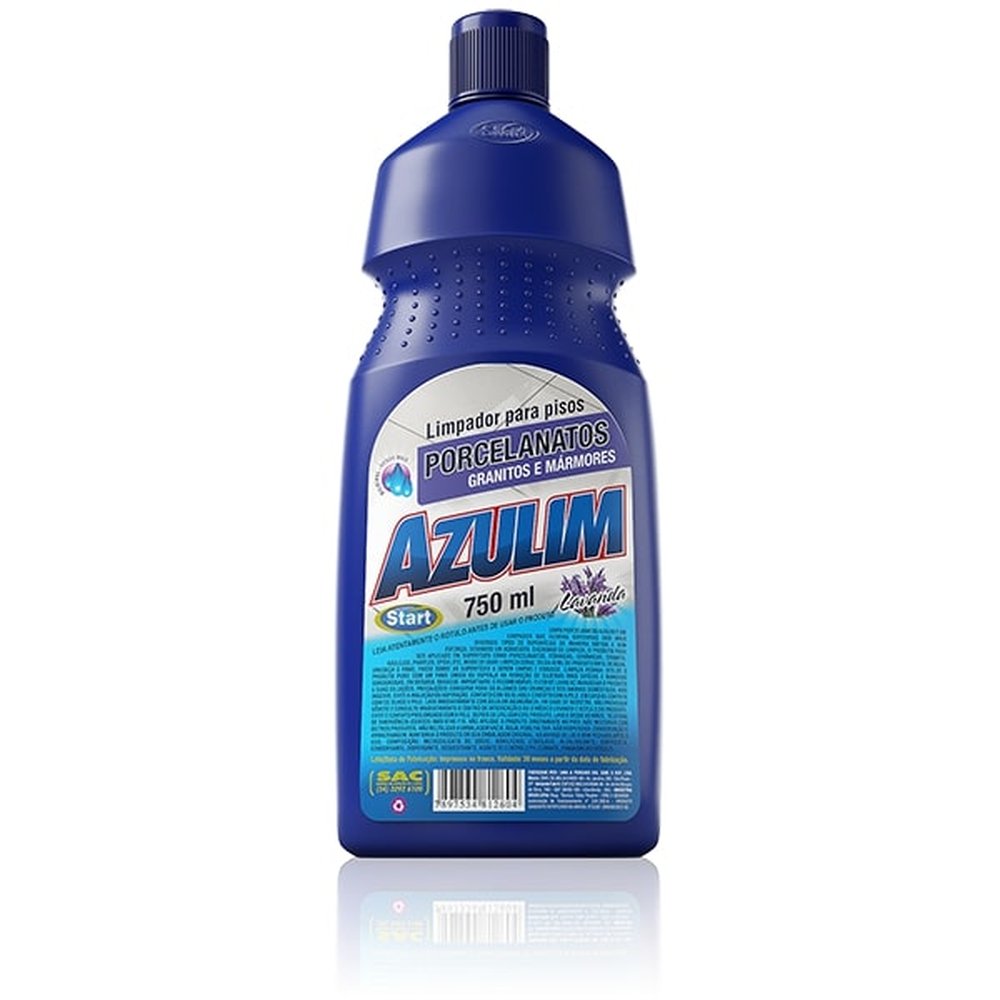 Limpa Porcelanato Azulim 15x750ml Lavanda