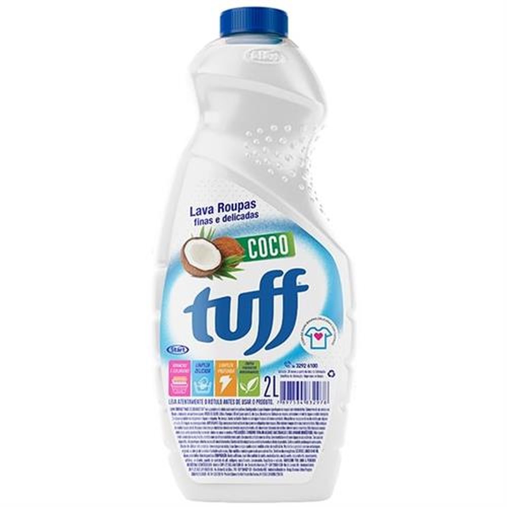 Tuff Coco 6x2l Lava Roupas Finas Delicadas