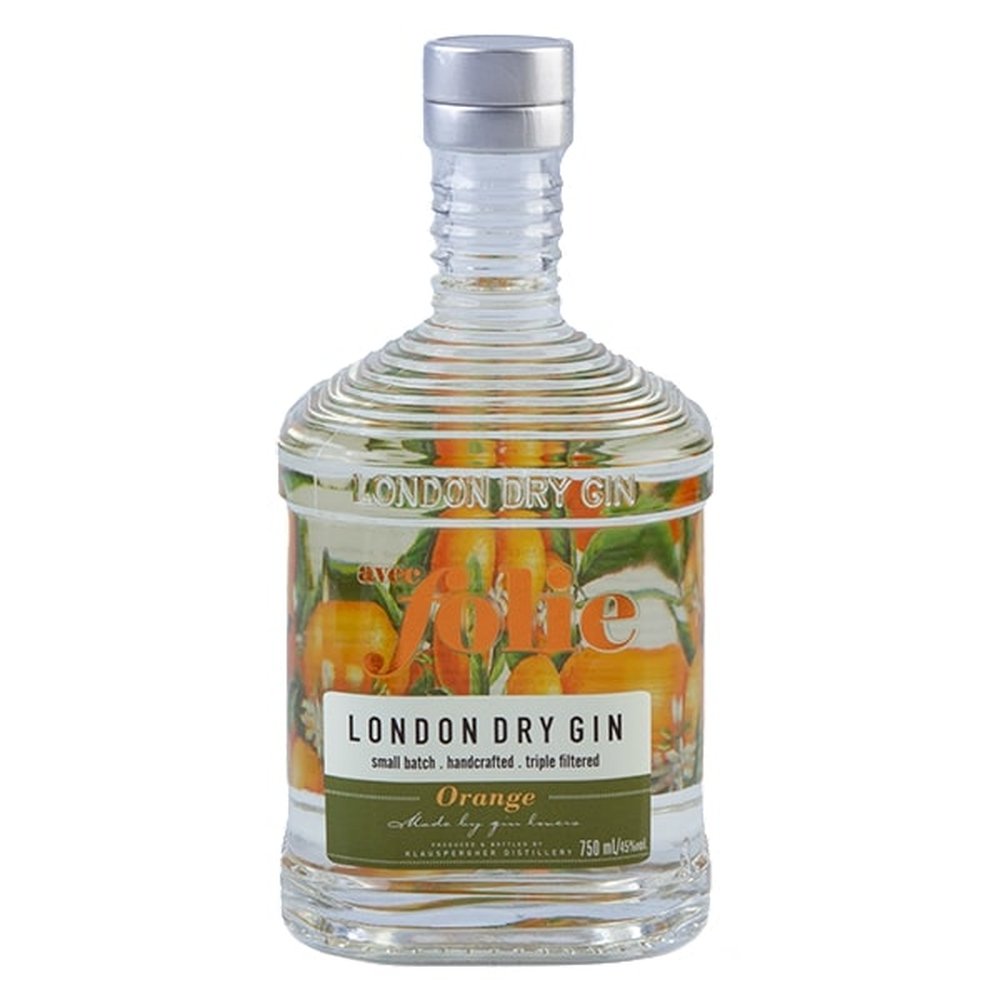 Gin Avec Folie Orange 6x750ml Caixa
