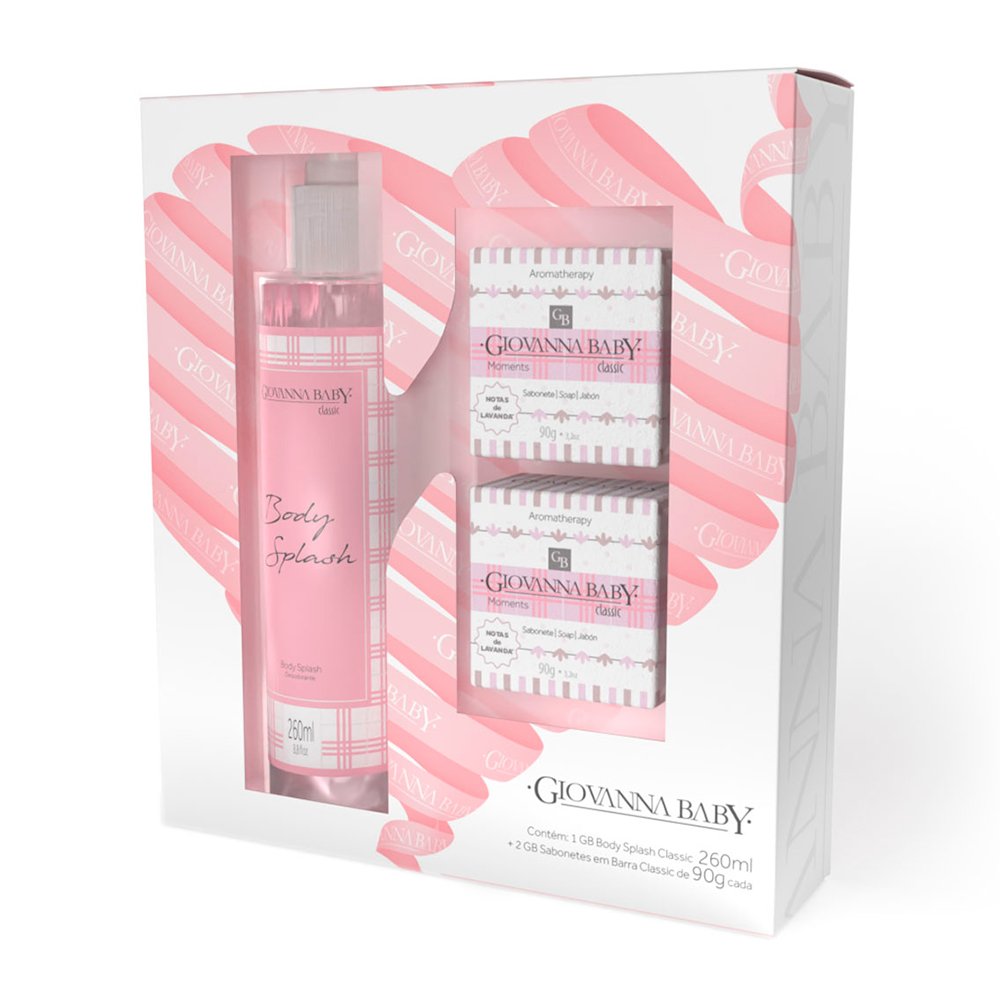 Kit Giovanna Baby Body Splash 260ml + Sabonete 90g Classic