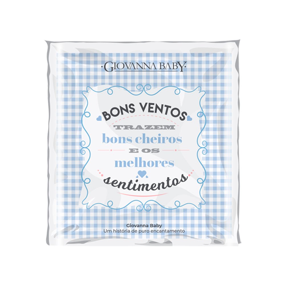 Kit Colonia e 2 Sabonetes Barra Giovanna Baby Blue