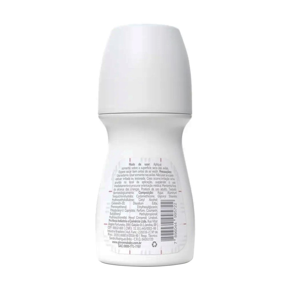 Desodorante Giovanna Baby Roll-On Vanilla 50ml - Embalagem com 2 Unidades