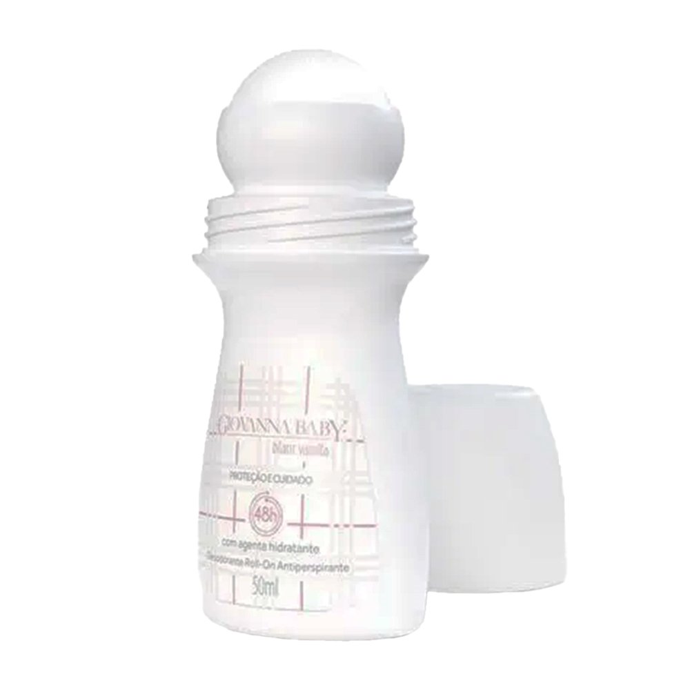 Desodorante Giovanna Baby Roll-On Vanilla 50ml - Embalagem com 2 Unidades
